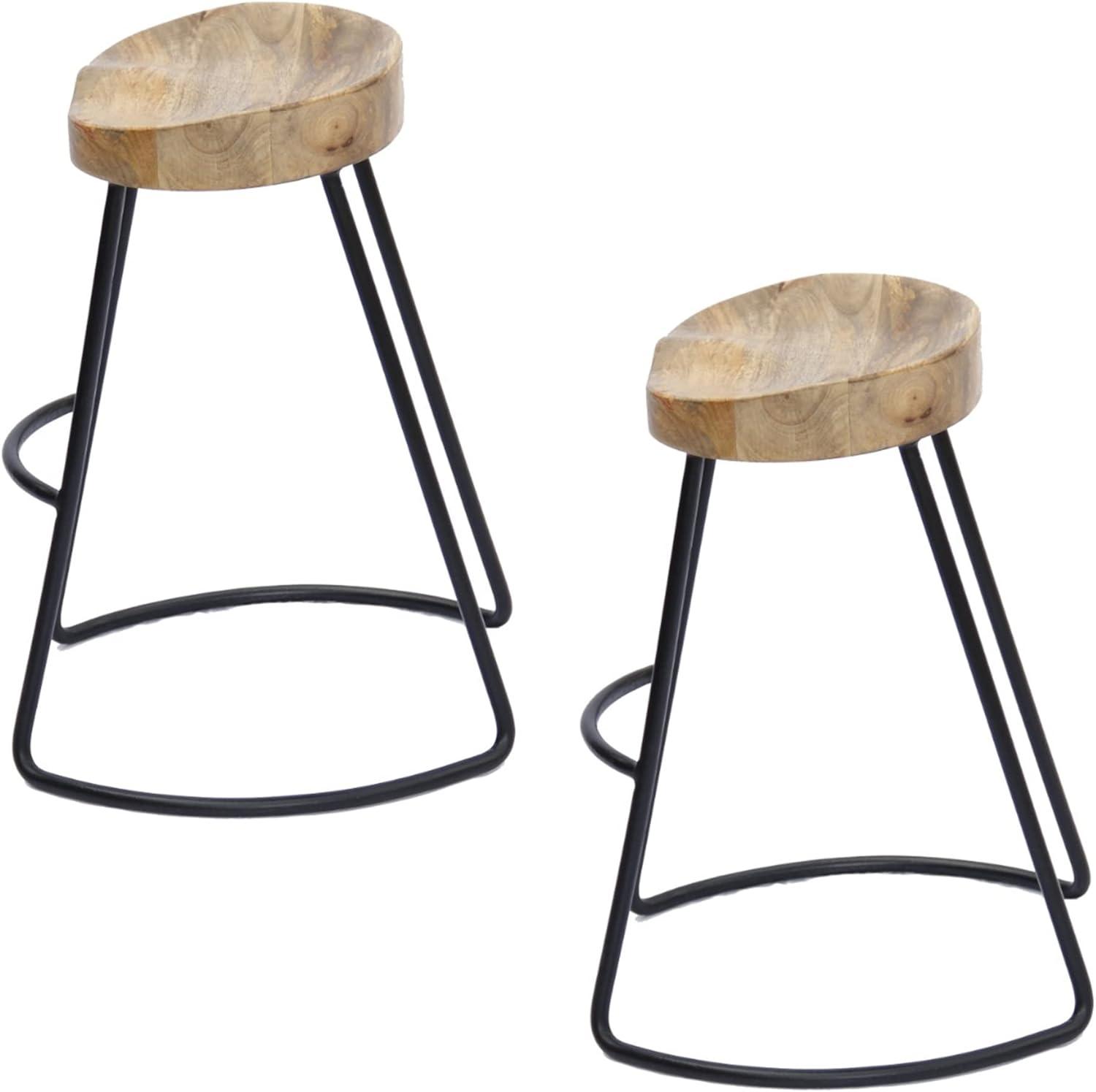 The Urban Port Counter Stool with Metal Frame