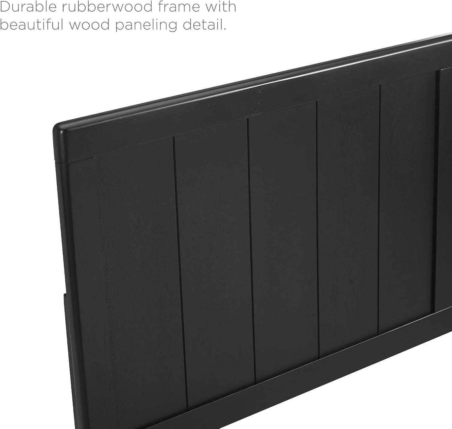 Modway Alana Wood Platform Bed with Splayed Legs