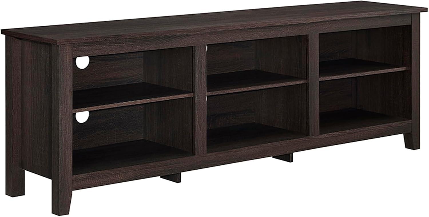 Essential 70" Rustic MDF Wood TV Stand - Espresso