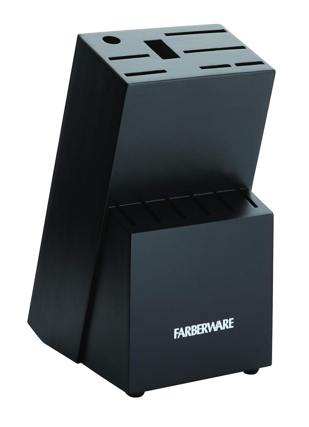 Farberware Farberware 15-Piece High Carbon Stainless Steel Knife Block Set