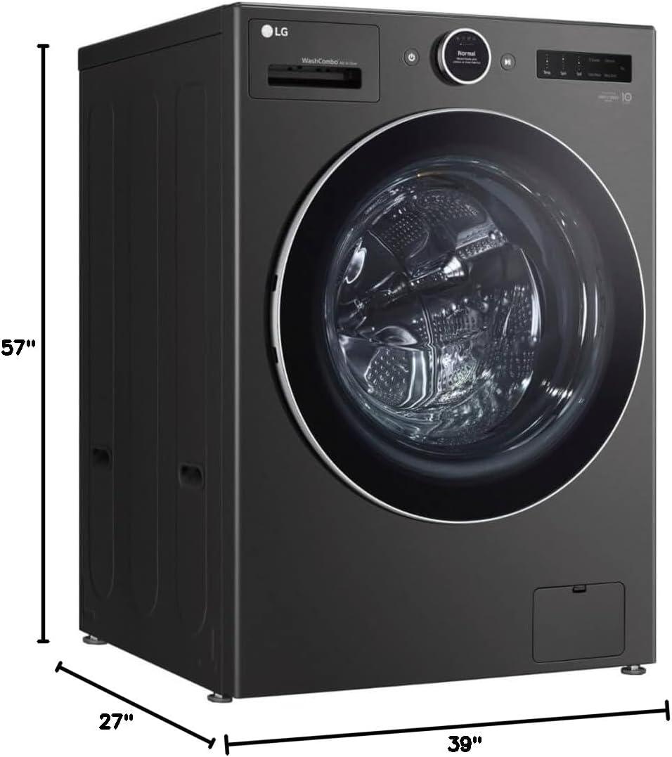 Ventless Washer/Dryer Combo LG WashCombo™ All-in-One 5.0 cu. ft. Mega Capacity with Inverter HeatPump™ Technology and Direct Drive Motor