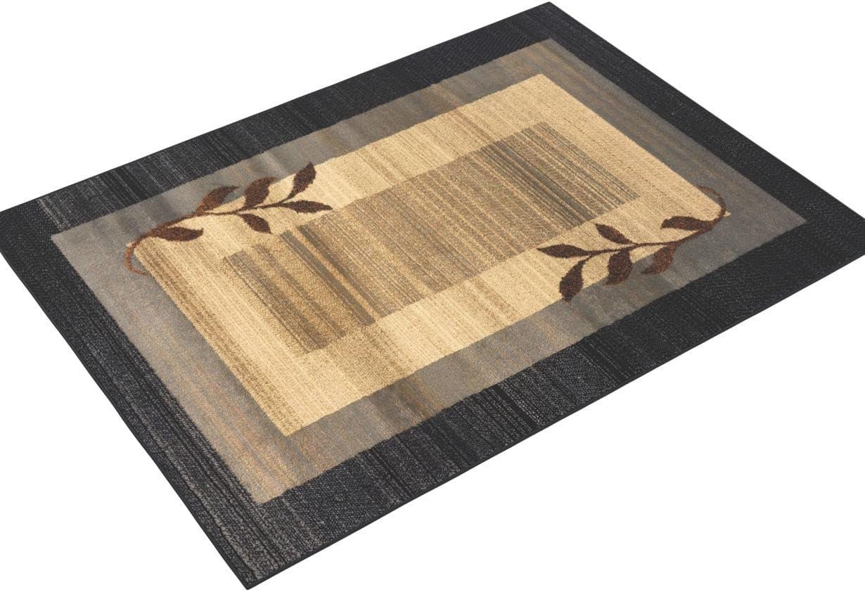 Home Dynamix Royalty Clover Contemporary Geometric Border Area Rug