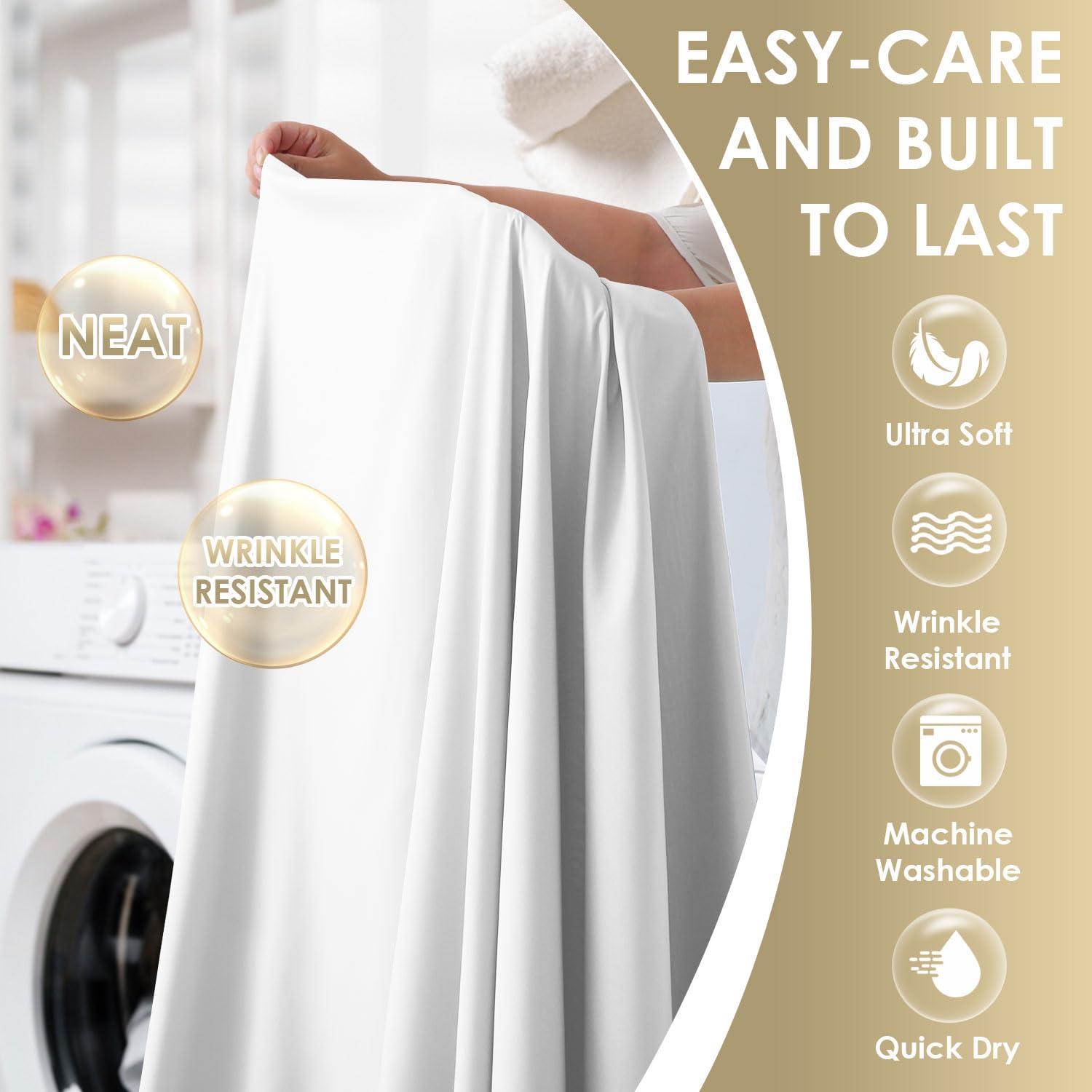 Modern Threads Modern Threads 6-Piece Bed Sheet Set, Deep Pocket, Ultra Soft Microfiber, Cool & Breathable