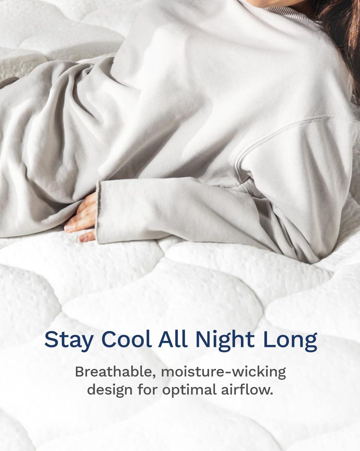 Mattress Pad - 18" deep pockets - Breathable Bamboo by Viscosoft  Twin