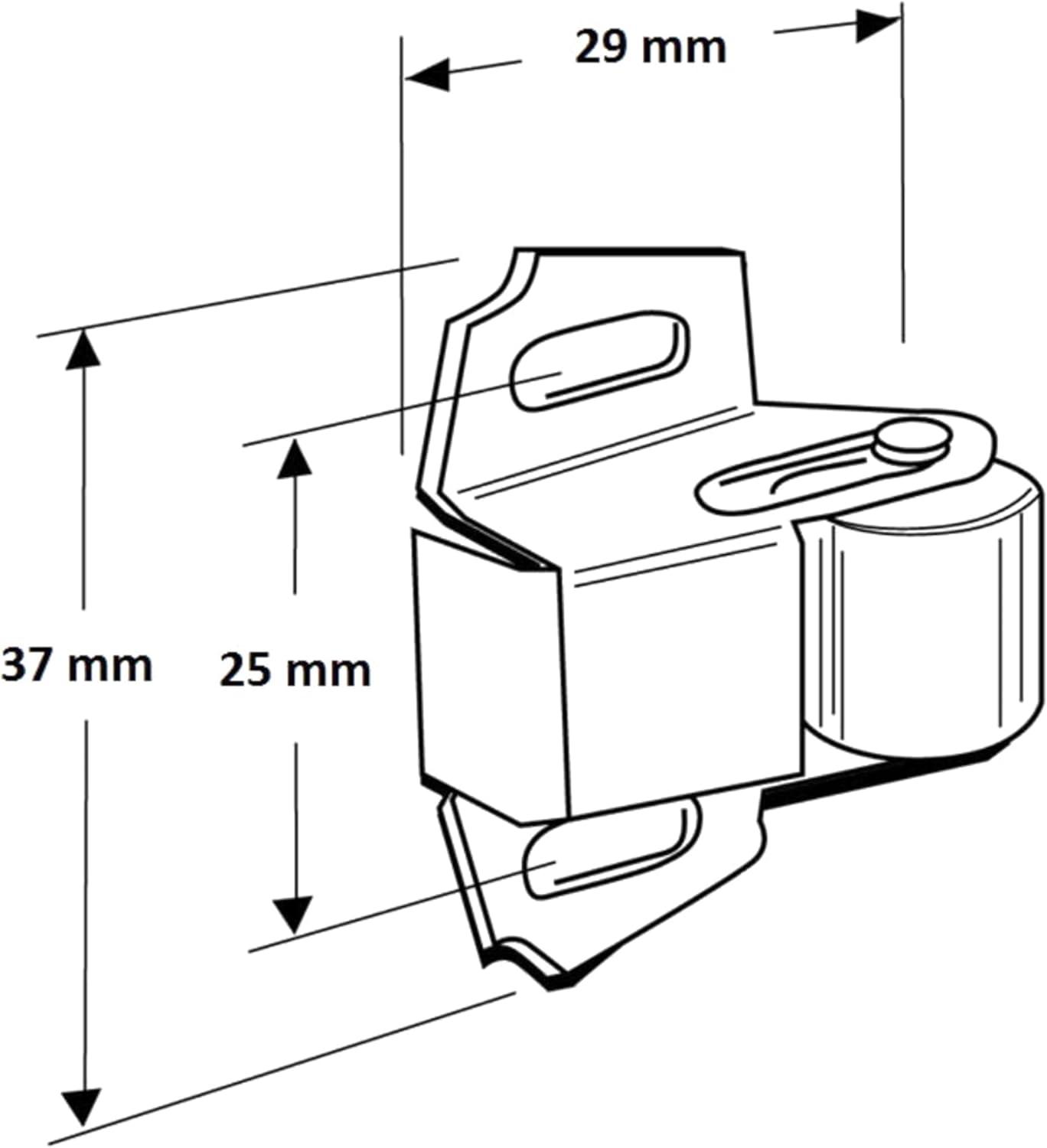 Roller Spring Catch Latch Holder For Cabinet And Closet Doors