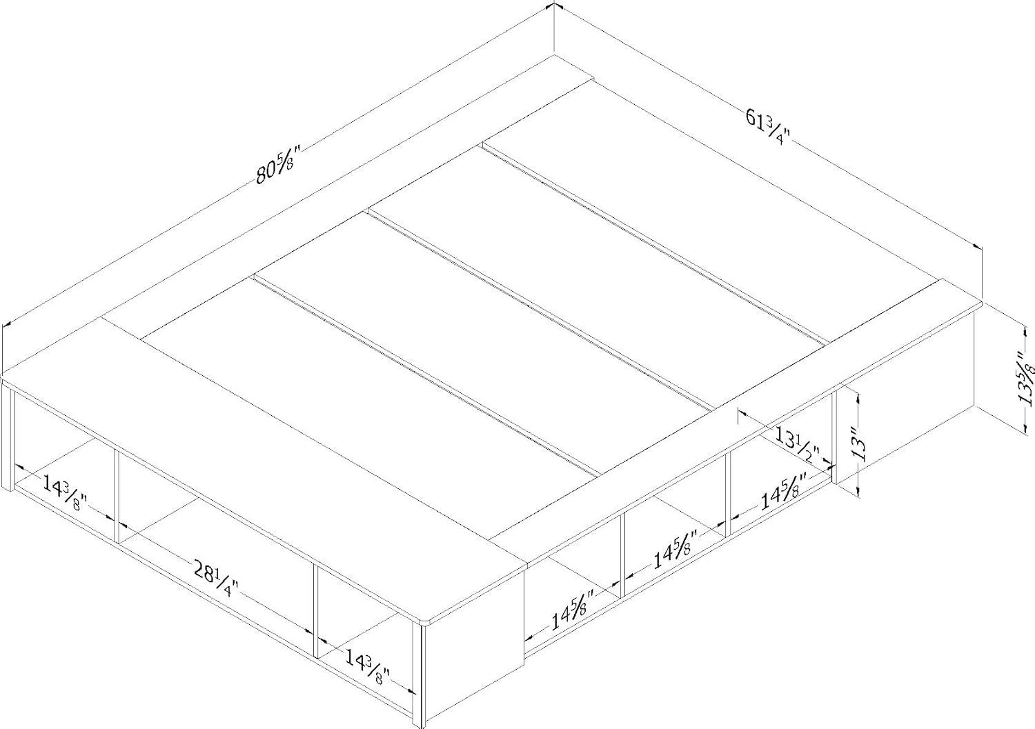 Flexible Storage Platform Bed