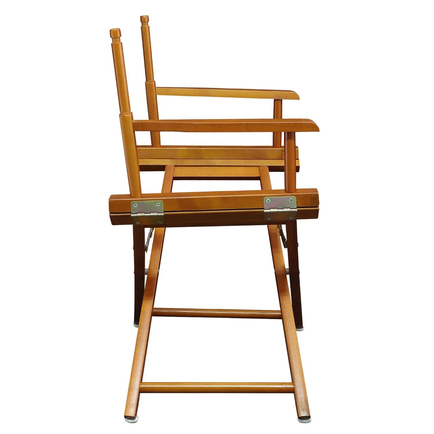 Casual Home 18-Inch Director Chair, Honey Oak Frame