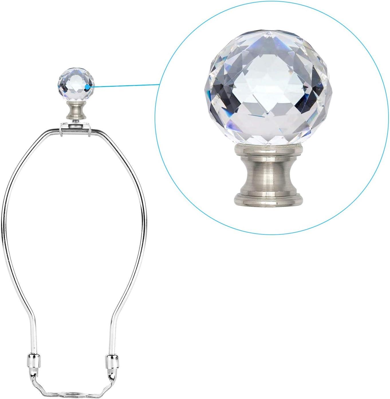 Eeristq 2pcs Lamp Shade Lamp Finial Caps Knob Lamp Decoration for Table Lamp Floor Light