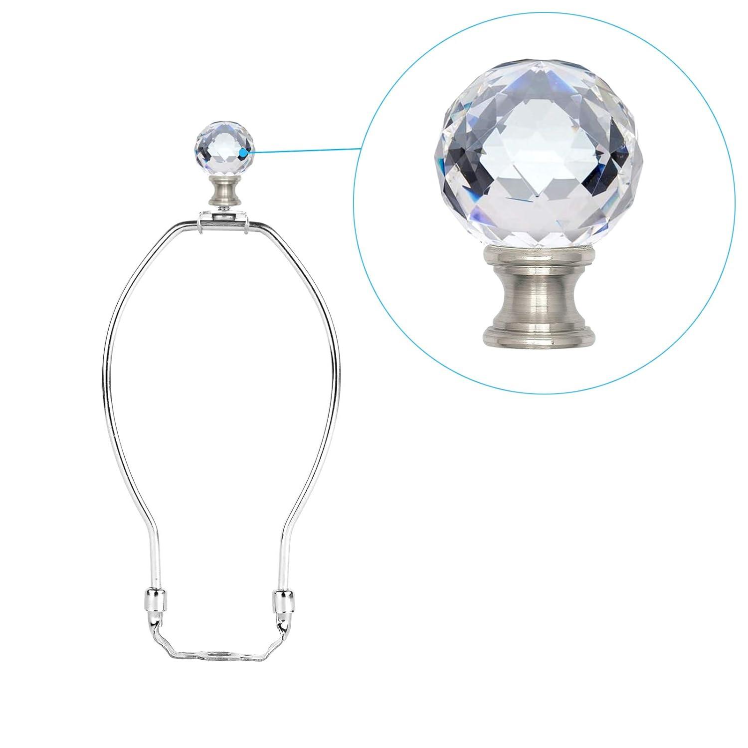 Eeristq 2pcs Lamp Shade Lamp Finial Caps Knob Lamp Decoration for Table Lamp Floor Light