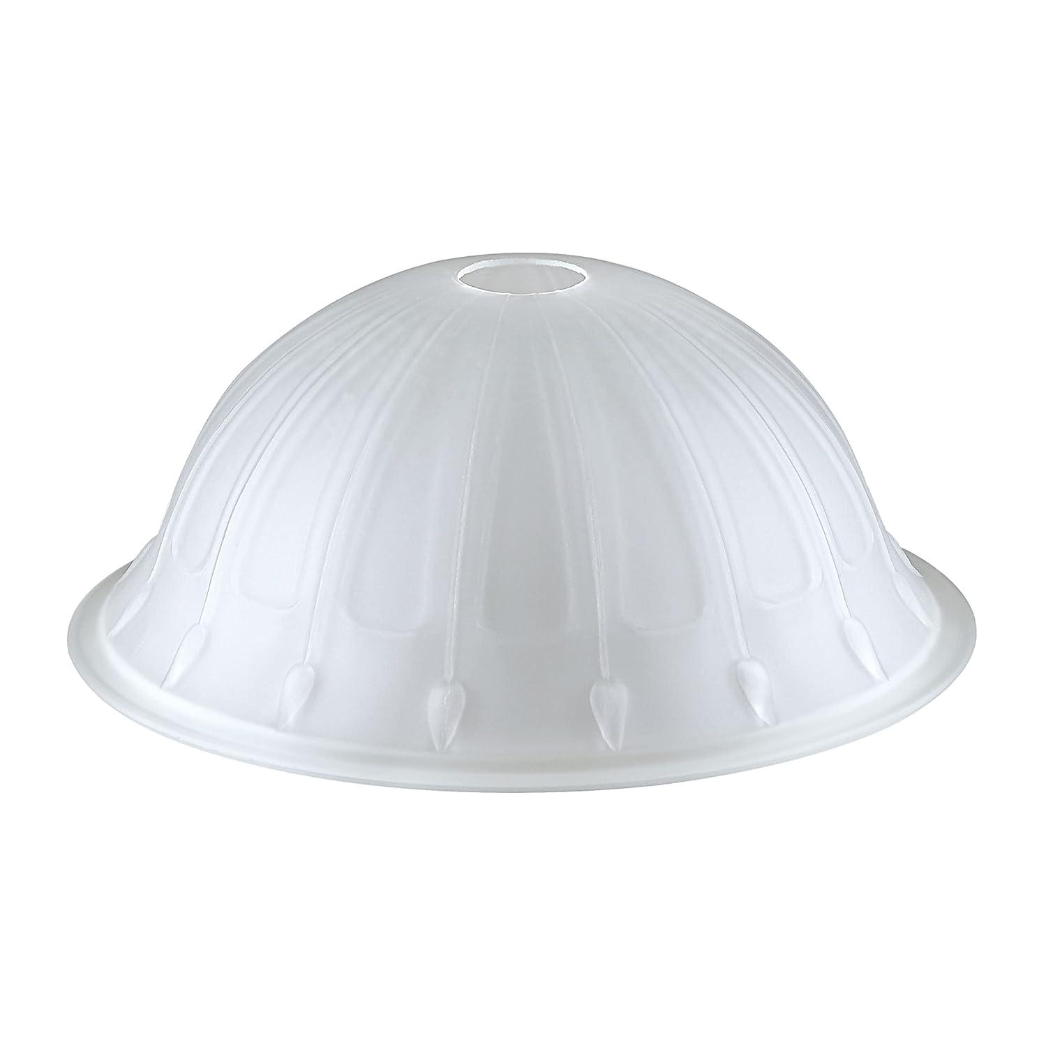 Aspen Creative Corporation 5'' H Glass Bowl Glass Shade