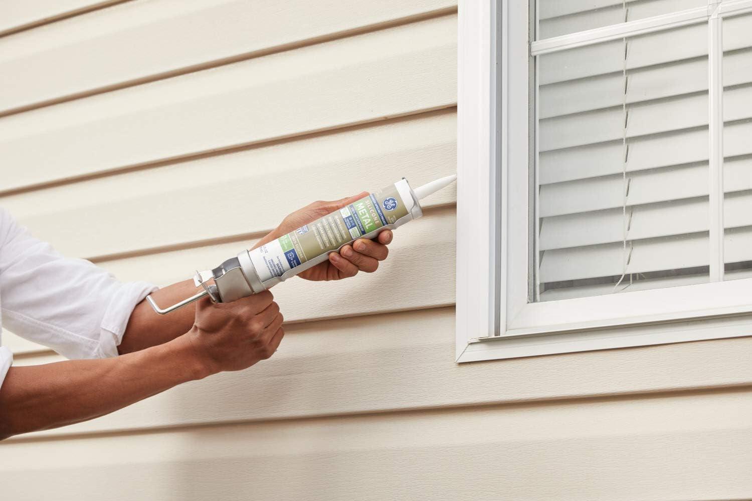 Ge Sealant,10.1 oz.,Alum and Metal 2816710