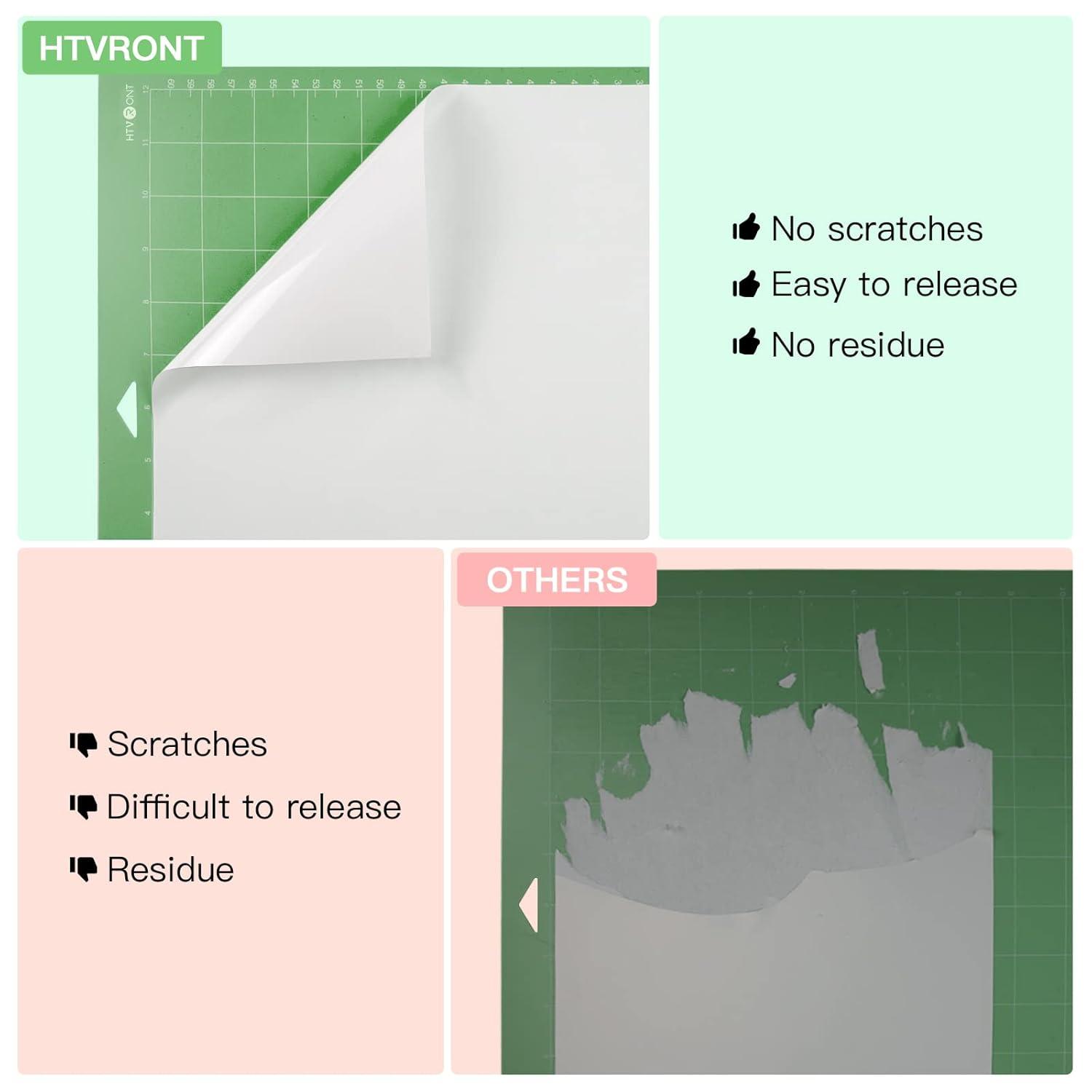 HTVRONT 3 Pack 12" x 12" Standard Grip Cutting Mat for HTVRONT Explore Air 2/Air/One/Maker