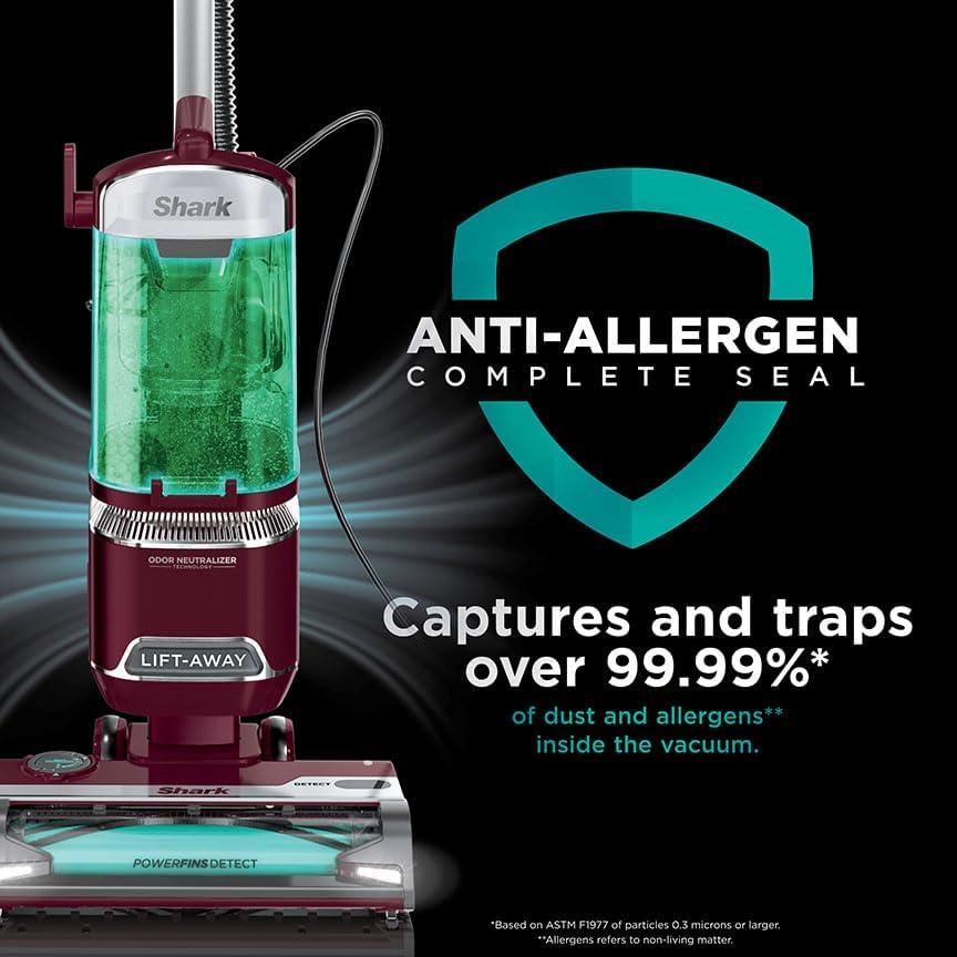 Shark Detect Lift-Away ADV Corded Upright Vacuum with PowerFins Detect, Self-Cleaning Brushroll & Odor Neutralizer Technology