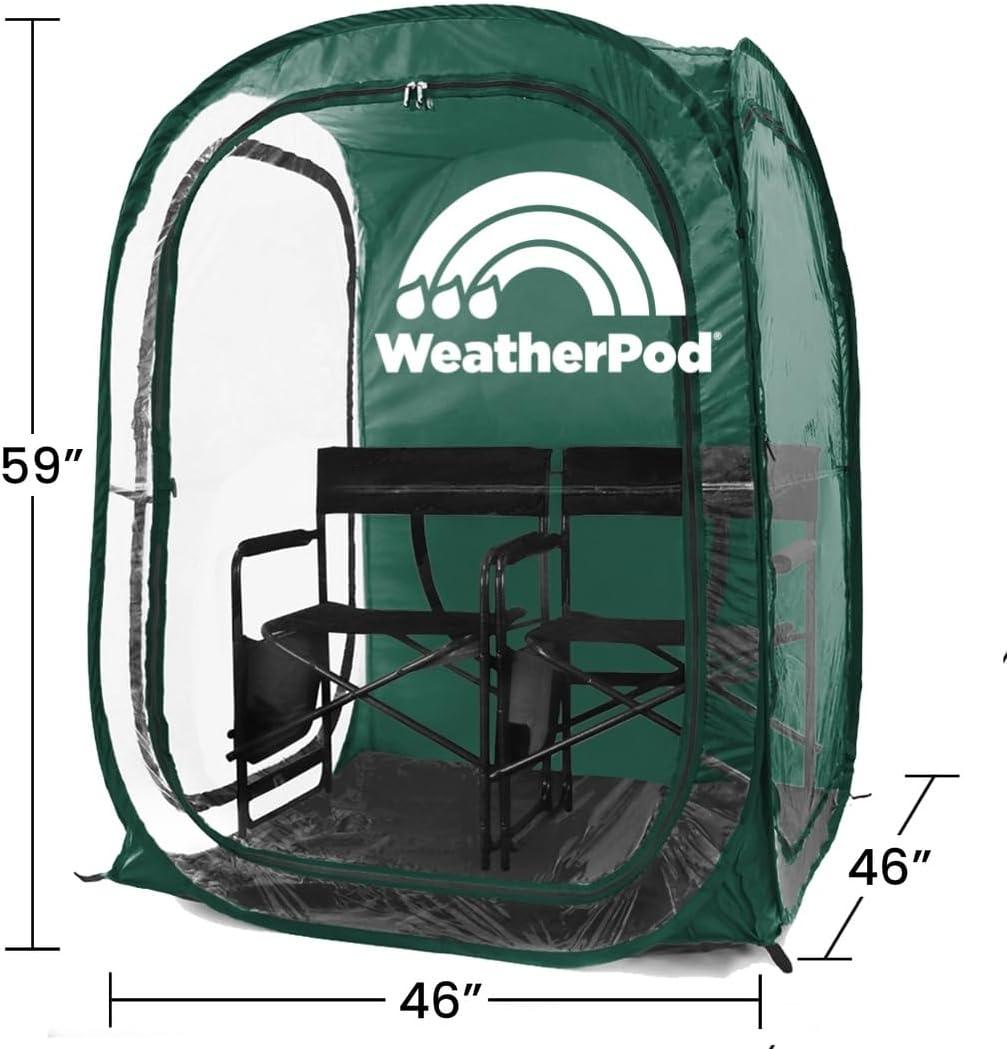 Hunter Green Two-Person Four Season Polyester Pop-Up Tent
