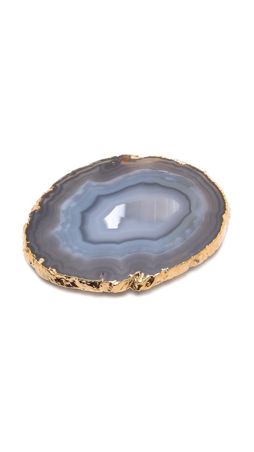 ANNA New York Gemstones Agate 4 Piece Coaster Set