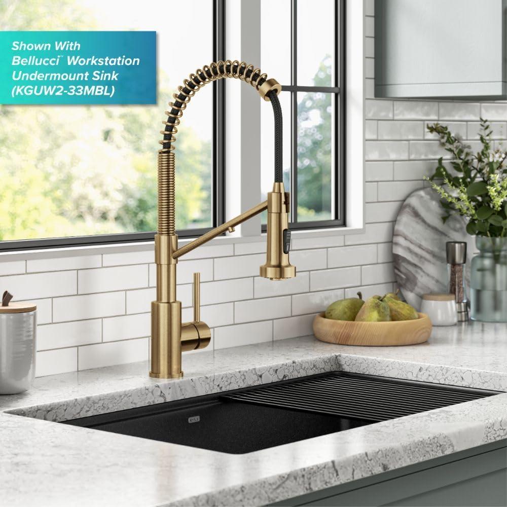 KRAUS Bolden 2-in-1 Commercial Style Pull-Down Single Handle Water Filter Kitchen Faucet for Reverse Osmosis or Water Filtration System