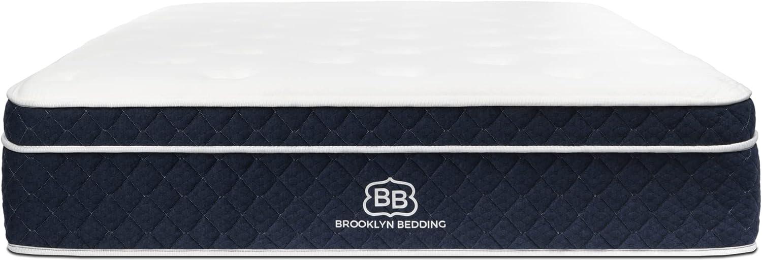 Brooklyn Standard 14" Plush Hybrid Mattress with Cooling Cover