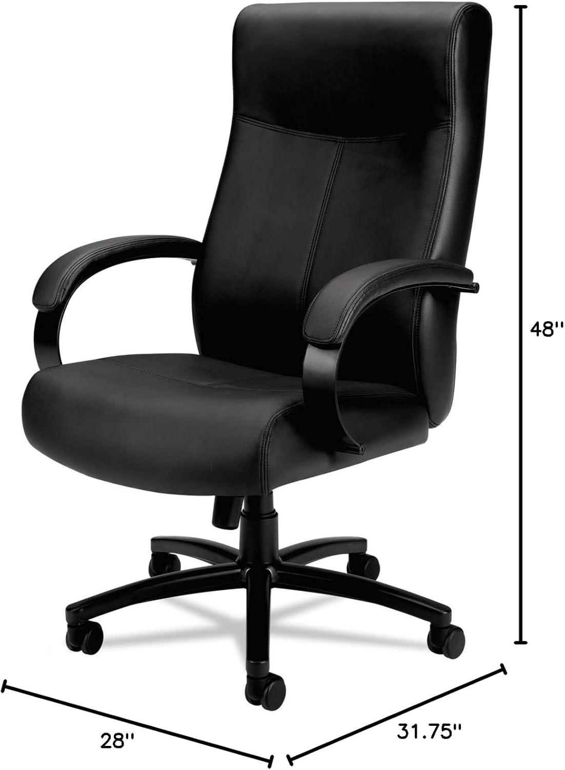 HON Validate Big and Tall Executive Chair in Black Leather