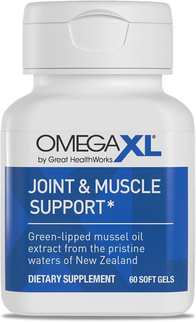 OmegaXL Joint & Muscle Support Green-Lipped Mussel Oil Soft Gels
