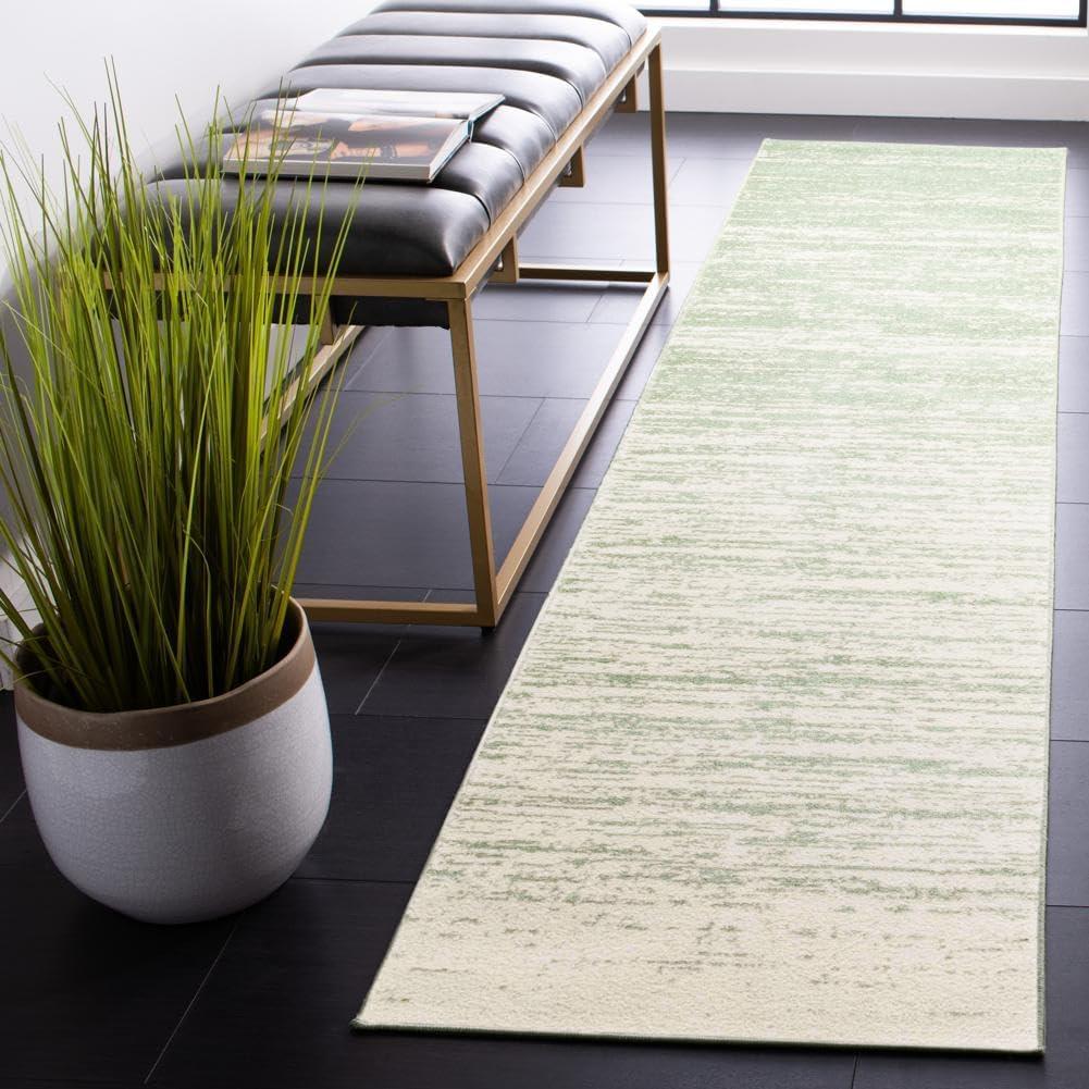 SAFAVIEH Adirondack Esmond Abstract Area Rug, Sage/Ivory, 8' x 10'