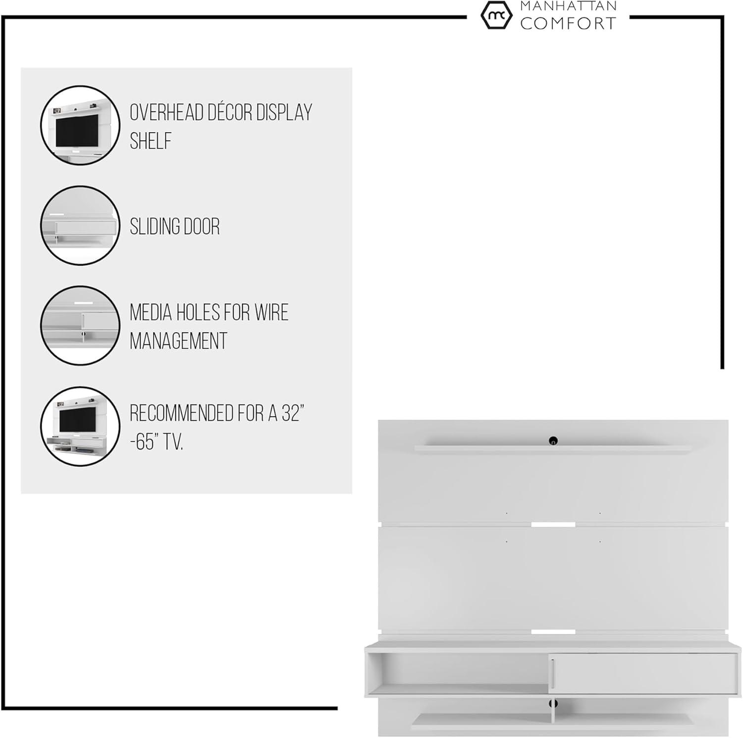 65" Astor Floating Entertainment Center - Manhattan Comfort