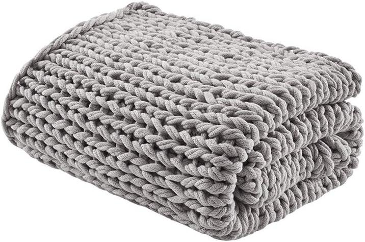 Madison Hand Made Chunky Double Knit Throw Blanket