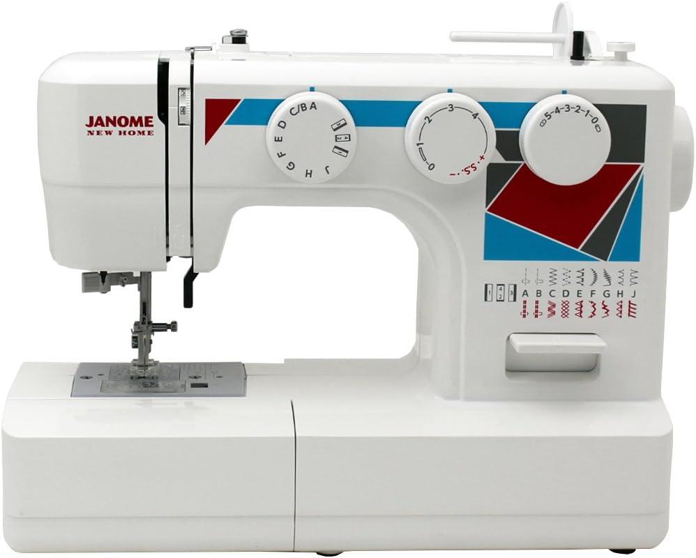 White Computerized Sewing Machine with Automatic Needle Threader