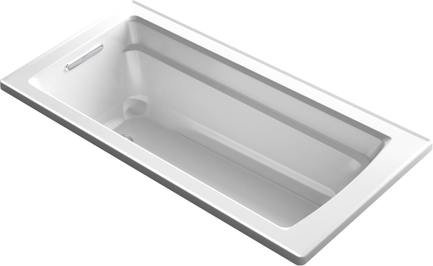 Archer 66" x 32" Drop In Soaking Acrylic Bathtub