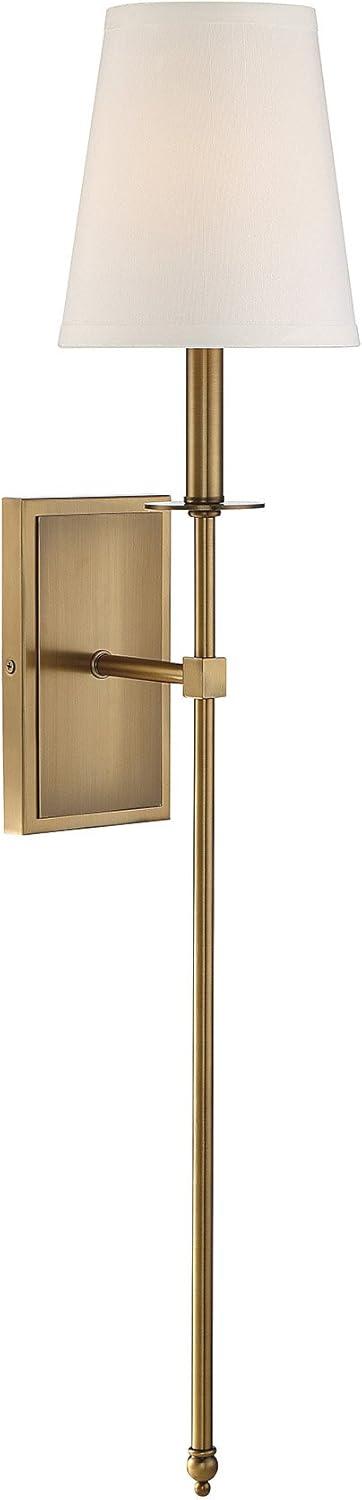 Savoy House Monroe 1 - Light Wall Light in  Warm Brass