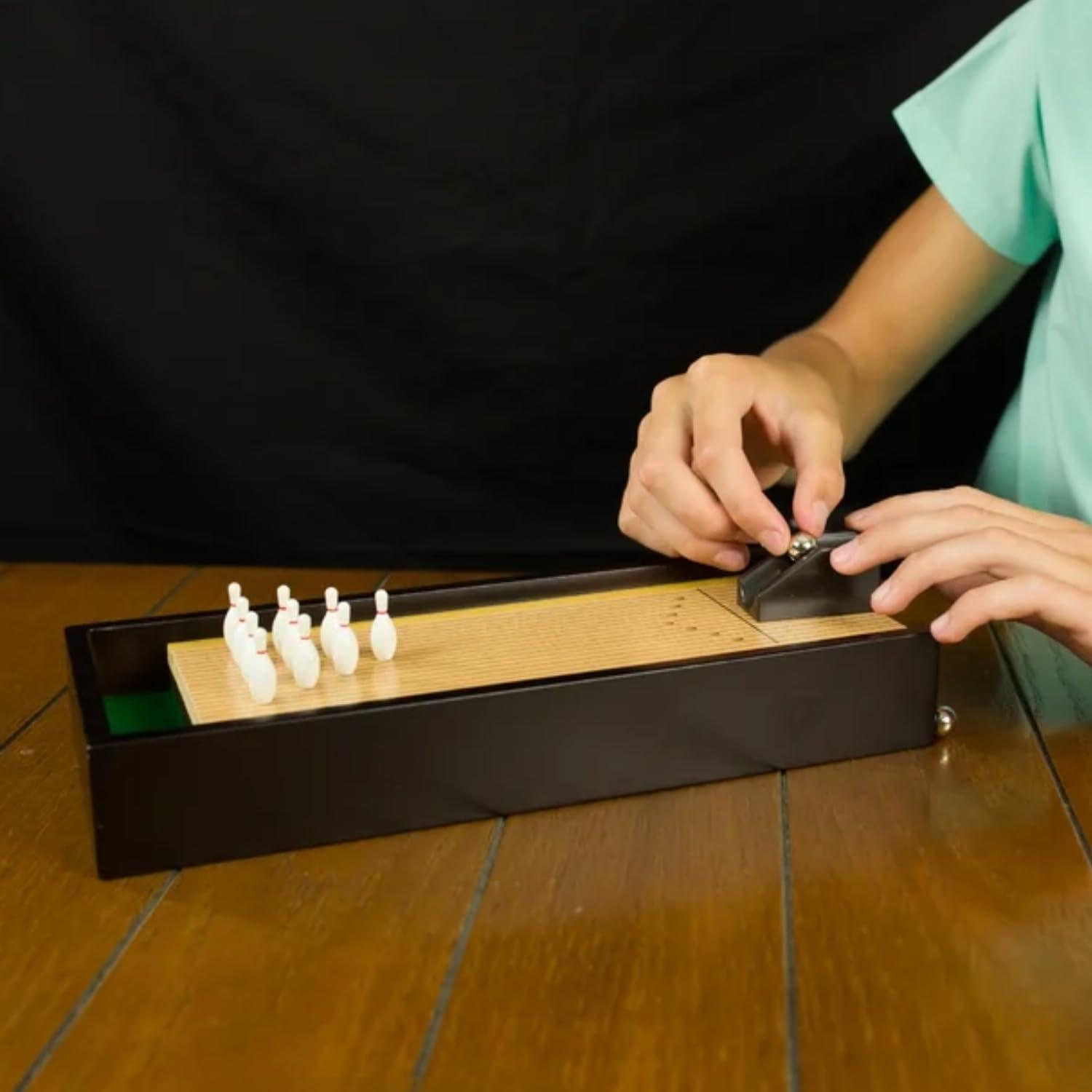 Intex Entertainment Inc Intex Entertainment Inc 2 Player Wood Mini Desktop Games