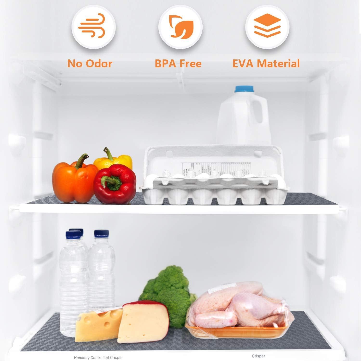 Gray Non-Adhesive EVA Kitchen Shelf Liner Roll