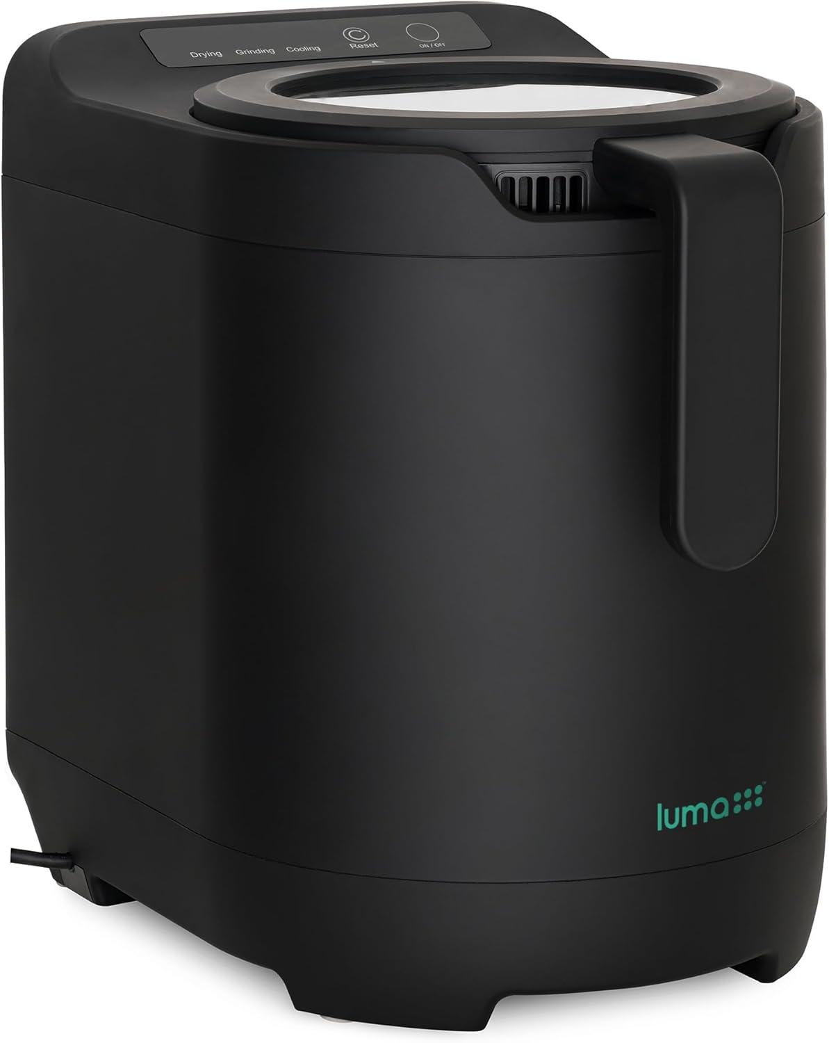 Luma Electric Kitchen Composter 2.5L Capacity Odorless Countertop Compost Bin, Lid Clear-View Window