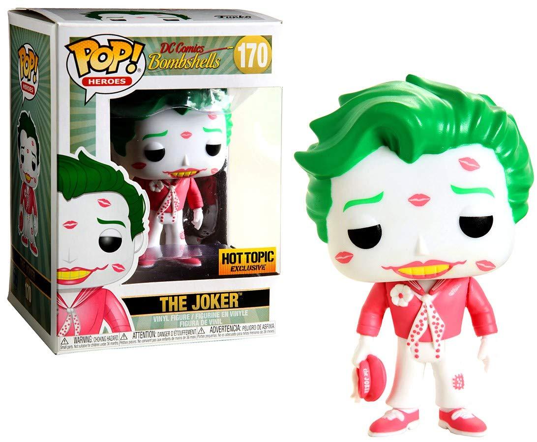 Funko DC POP! Heroes The Joker with Kisses Vinyl Figure (Pink & White)