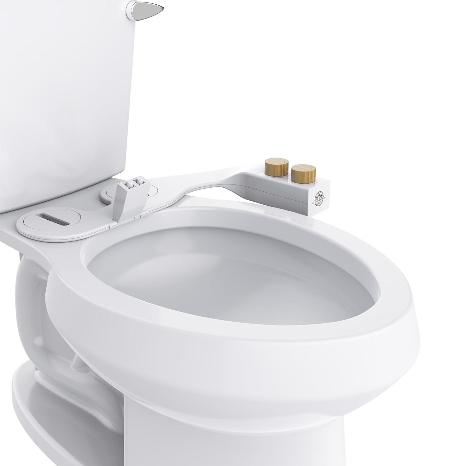 Reversible Left/Right Ultra Slim Cold Water Bidet Attachment