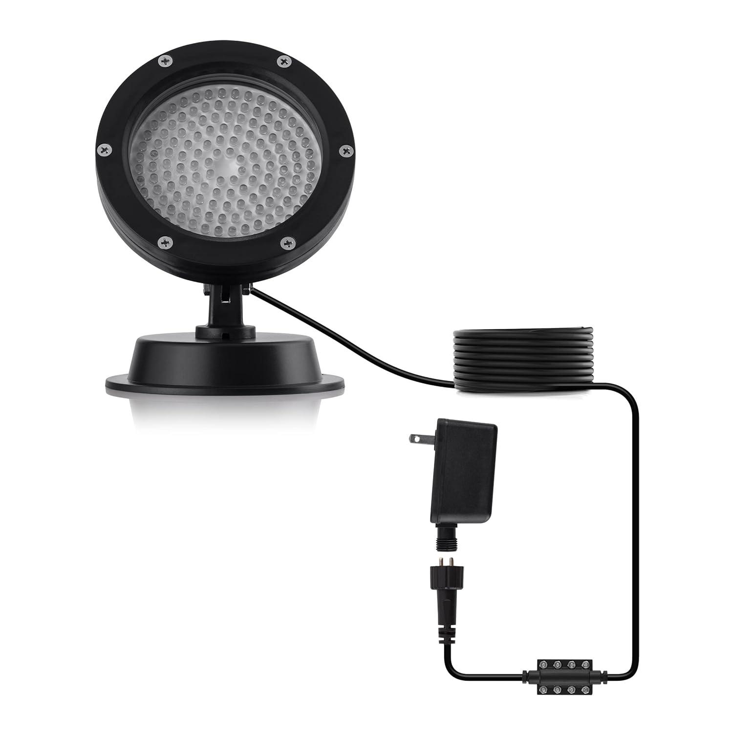 8W Color-Changing Outdoor LED Pond Light with Plastic Housing