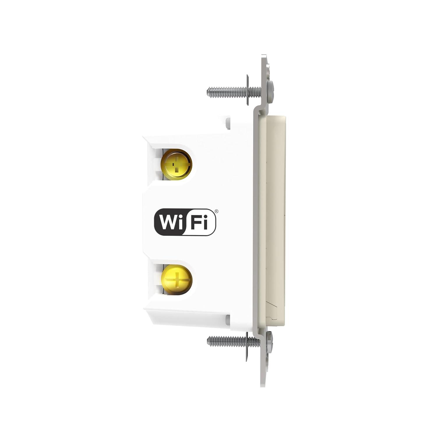 X Series 15 Amp Single Pole/3-Way Matter Smart Wi-Fi Rocker Switch Light Switch, Beige SQR141U1LAWM