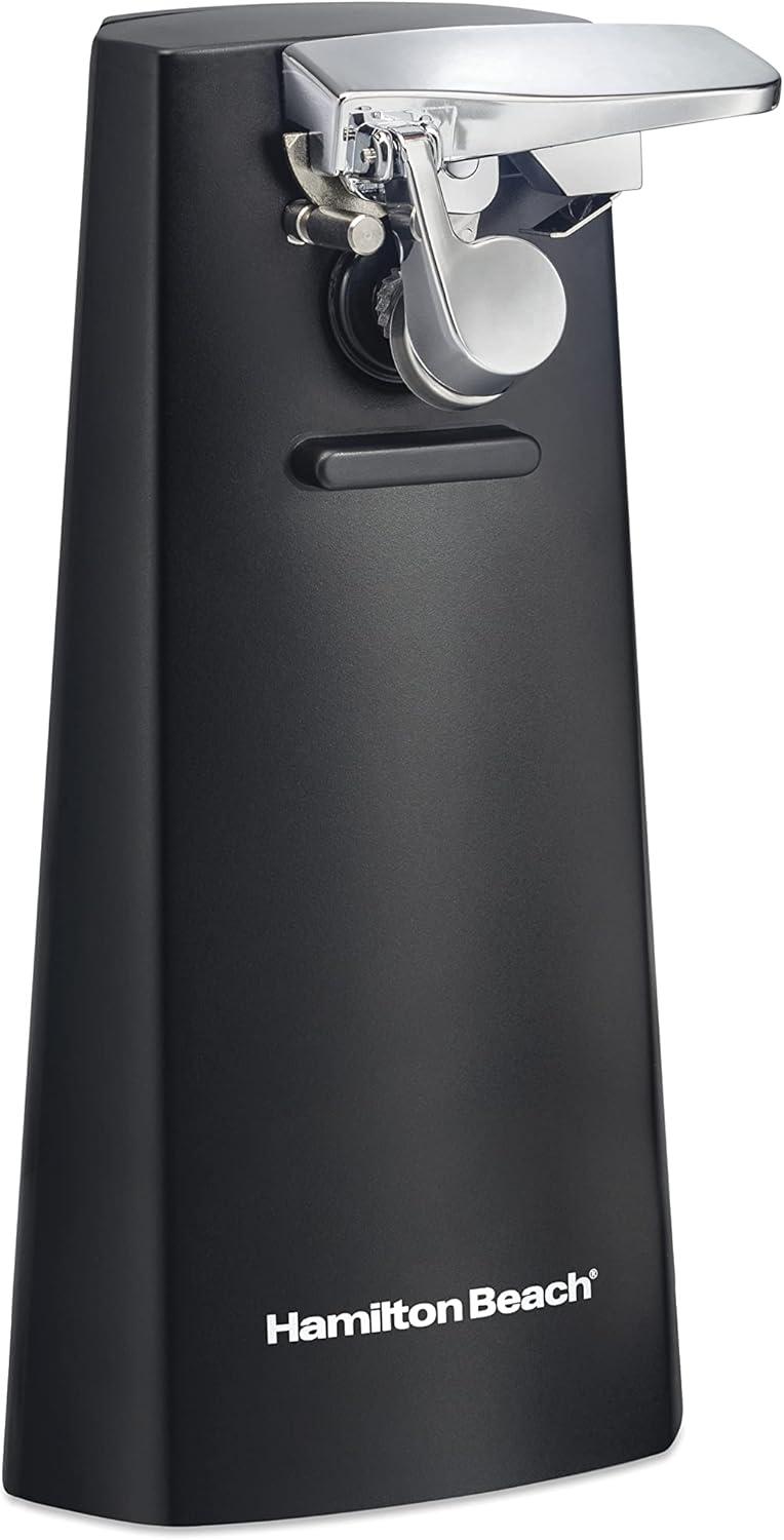 Hamilton Beach Black Extra-Tall Electric Can Opener with Knife Sharpener