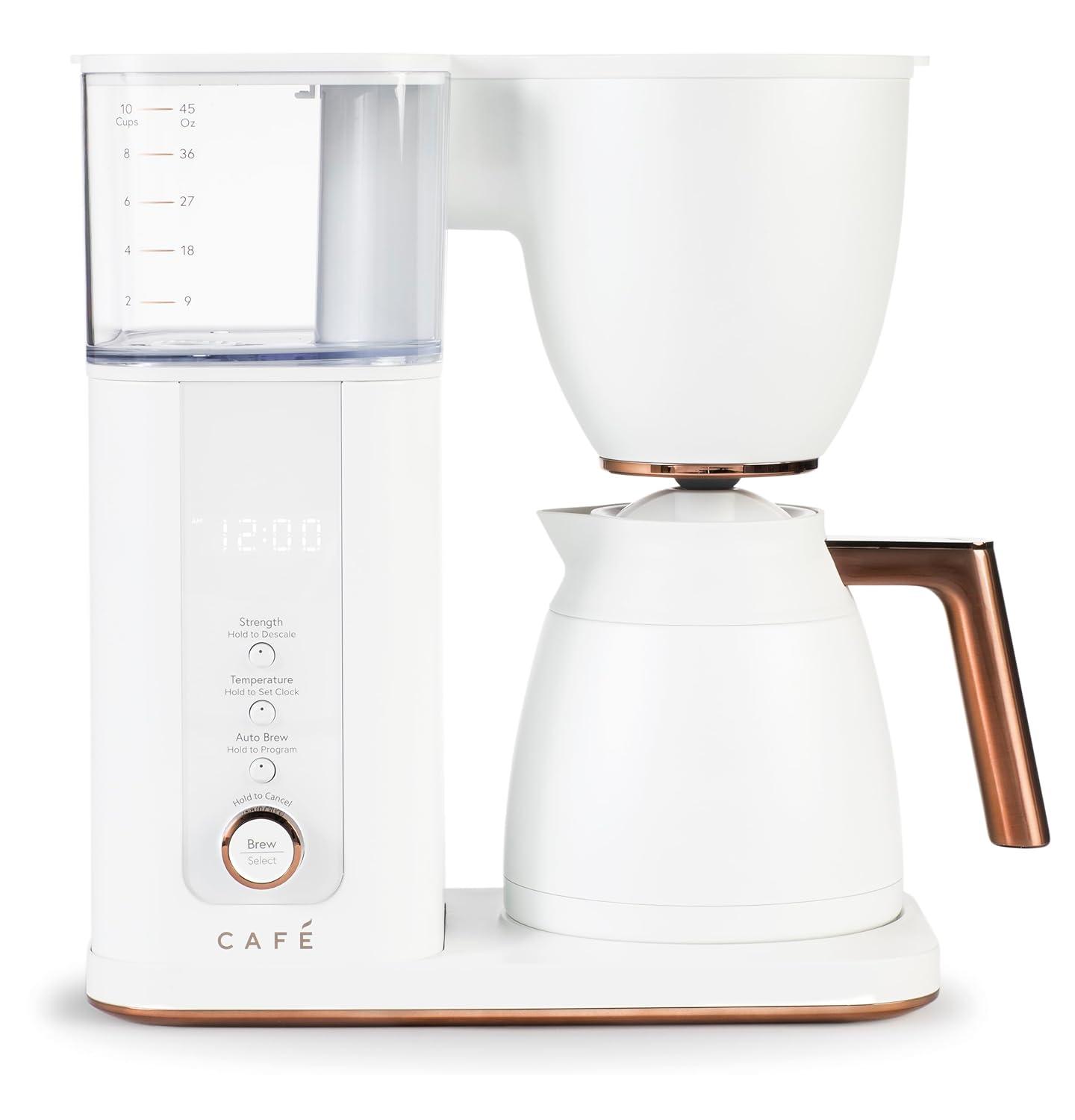 Café ™ Matte White 10-Cup Drip Coffee Maker with Thermal Carafe