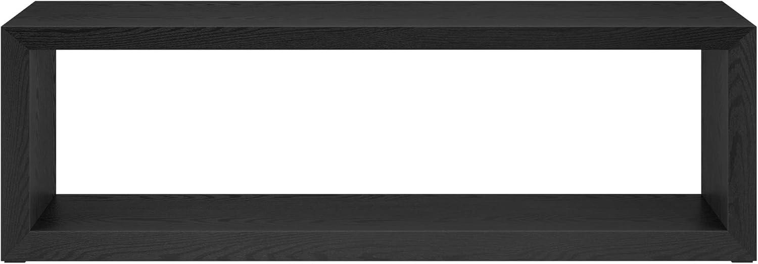 Foxtrot Faux Wood Coffee Table With Shelf