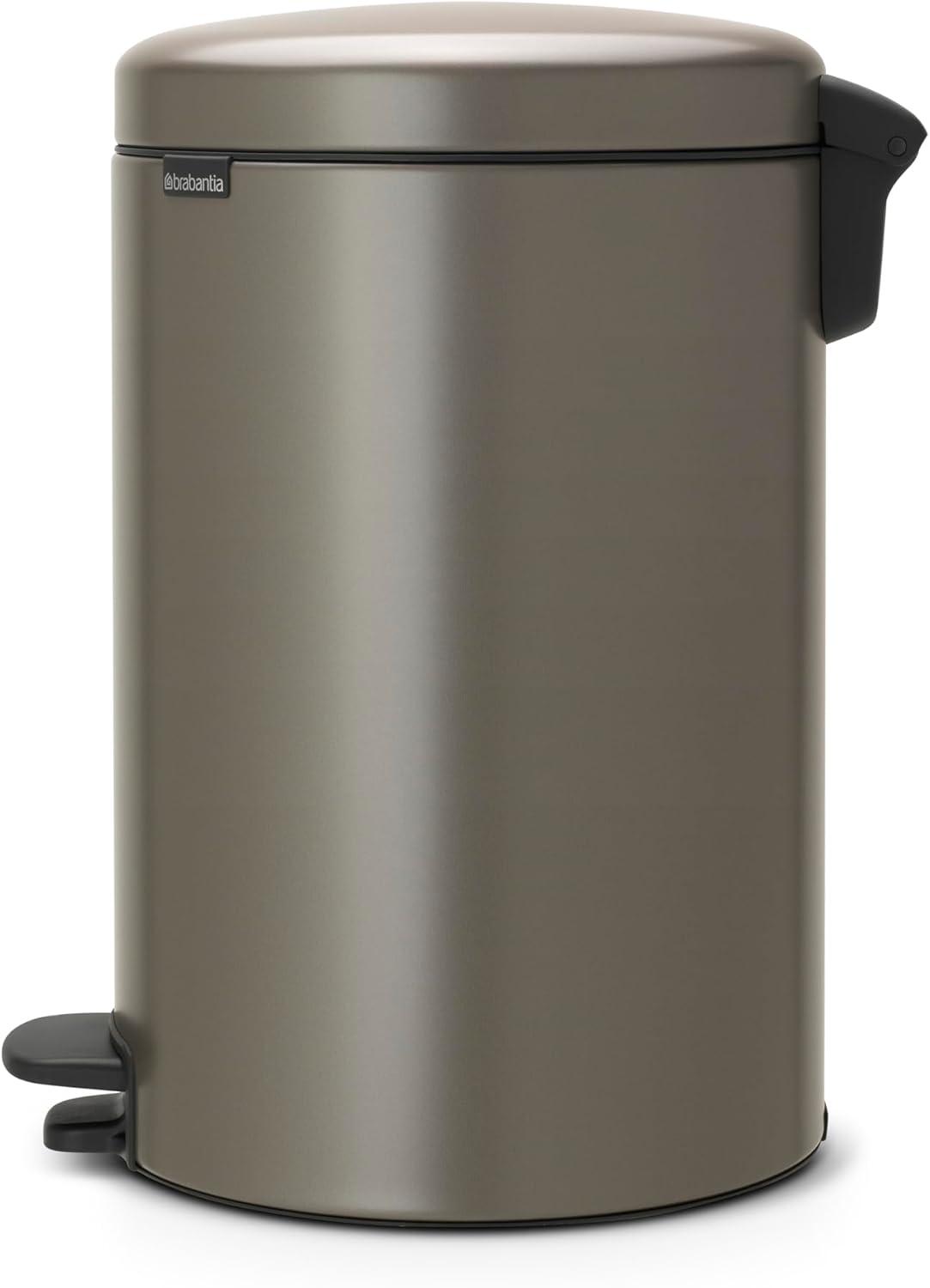 Brabantia Newicon Step On Trash Can, 5.3 Gallon (20 Liter)