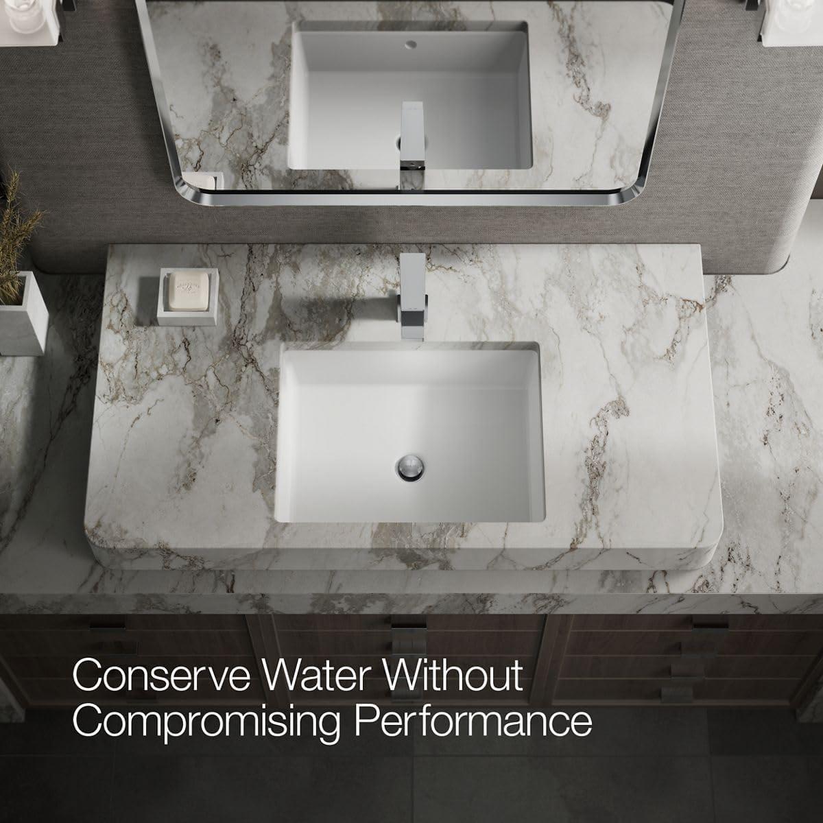 Kohler Honesty Single-Handle Bathroom Faucet with Pop-Up Drain Assembly, One Hole Bathroom Sink Faucet, 1.2 gpm
