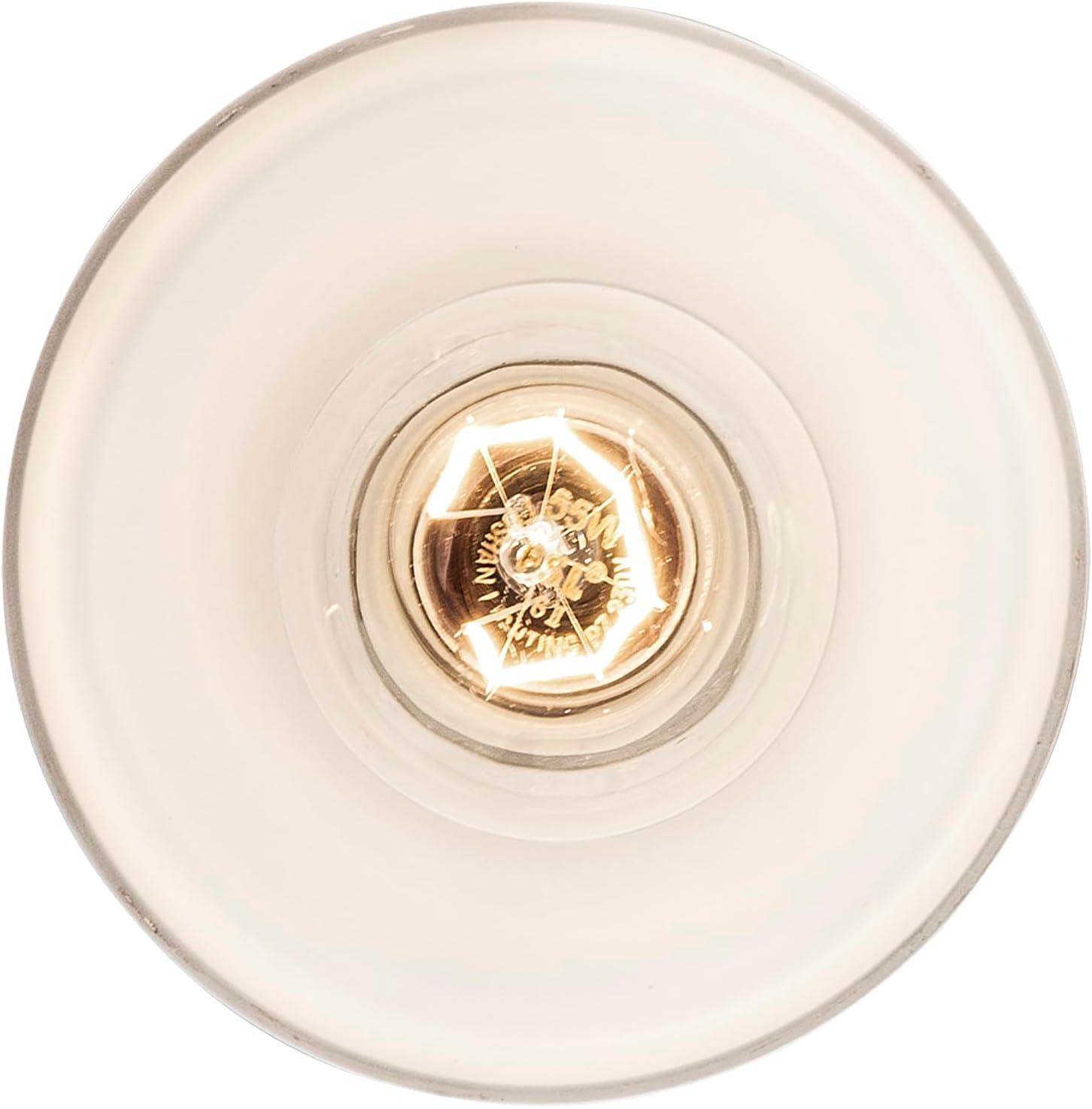 Bel Air Lighting Mod Pod 1-Light Brushed Nickel Hanging Mini Pendant Light Fixture with Frosted Glass Cylinder Shade