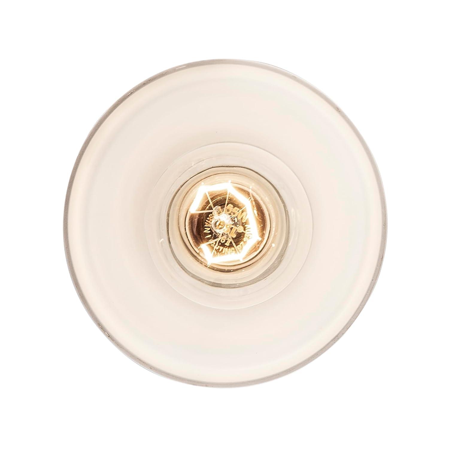 Bel Air Lighting Mod Pod 1-Light Brushed Nickel Hanging Mini Pendant Light Fixture with Frosted Glass Cylinder Shade