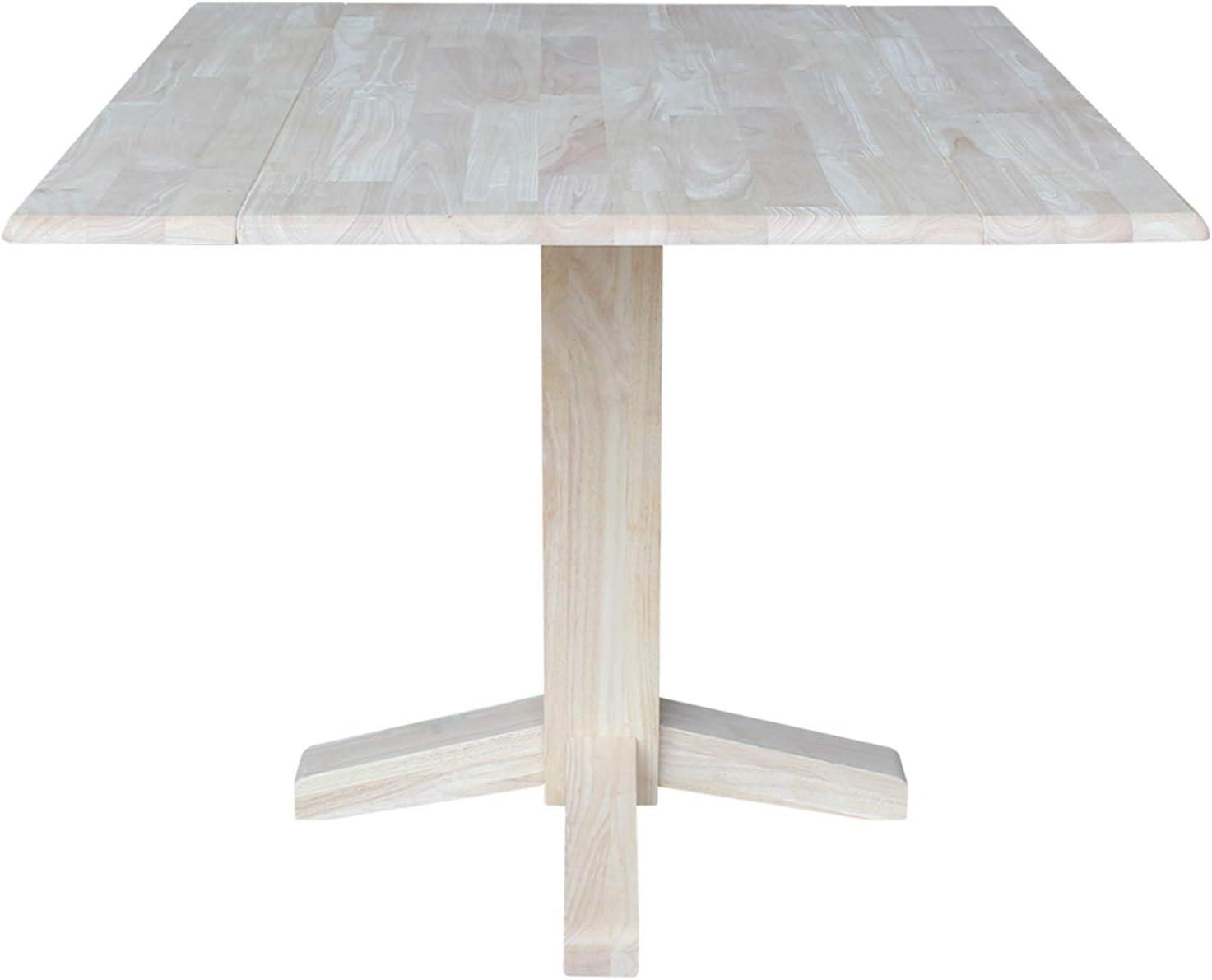 36" Sanders Square Dual Drop Leaf Dining Table - International Concepts