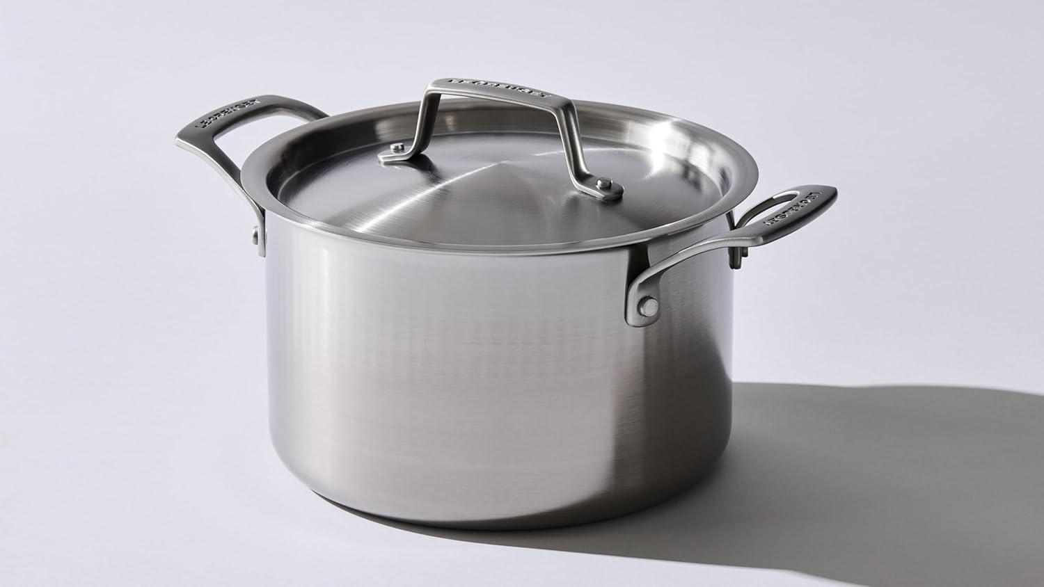 Le Creuset ® Essential Stainless Steel 4-Qt. Deep Covered Stockpot