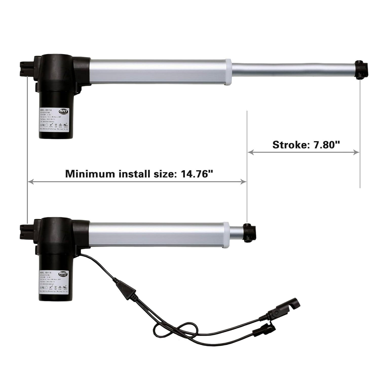 RMT R8112 Motor Linear Actuator for Power Recliner Lift Chair Electric Sofa