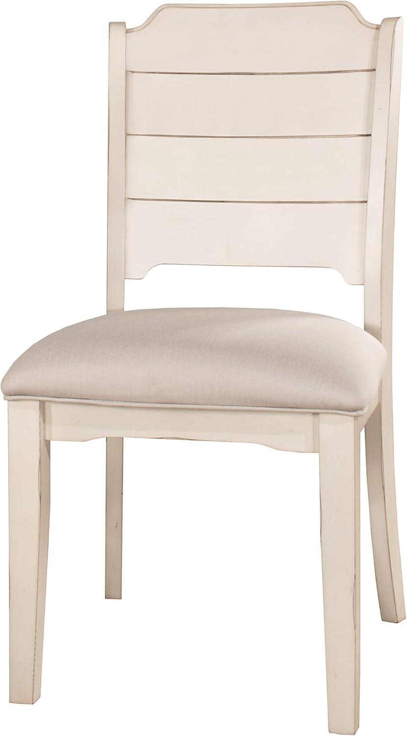 Hillsdale Furniture Clarion Wood Dining Chair, Set of 2, Sea White