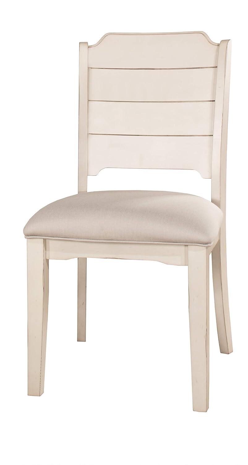 Hillsdale Furniture Clarion Wood Dining Chair, Set of 2, Sea White