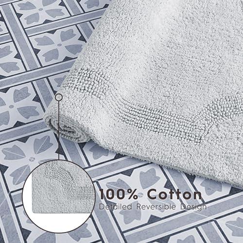 Laura Ashley Reversible Cotton Bath Rug