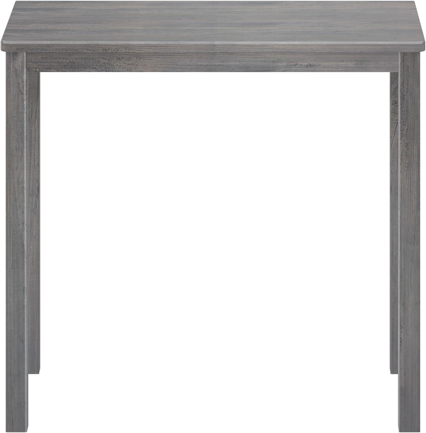 Max & Lily Modern Farmhouse Solid Wood Reading Work Desk, Driftwood